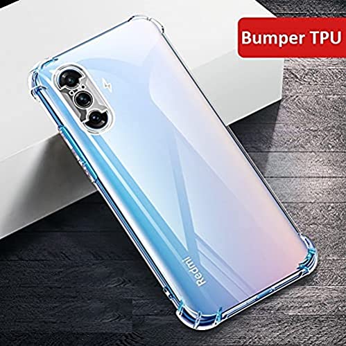 Redmi K40 Gaming Transparent Back Cover – Clear TPU Soft Case Shockproof Corner Bumper Slim Protective Mobile Phone Case