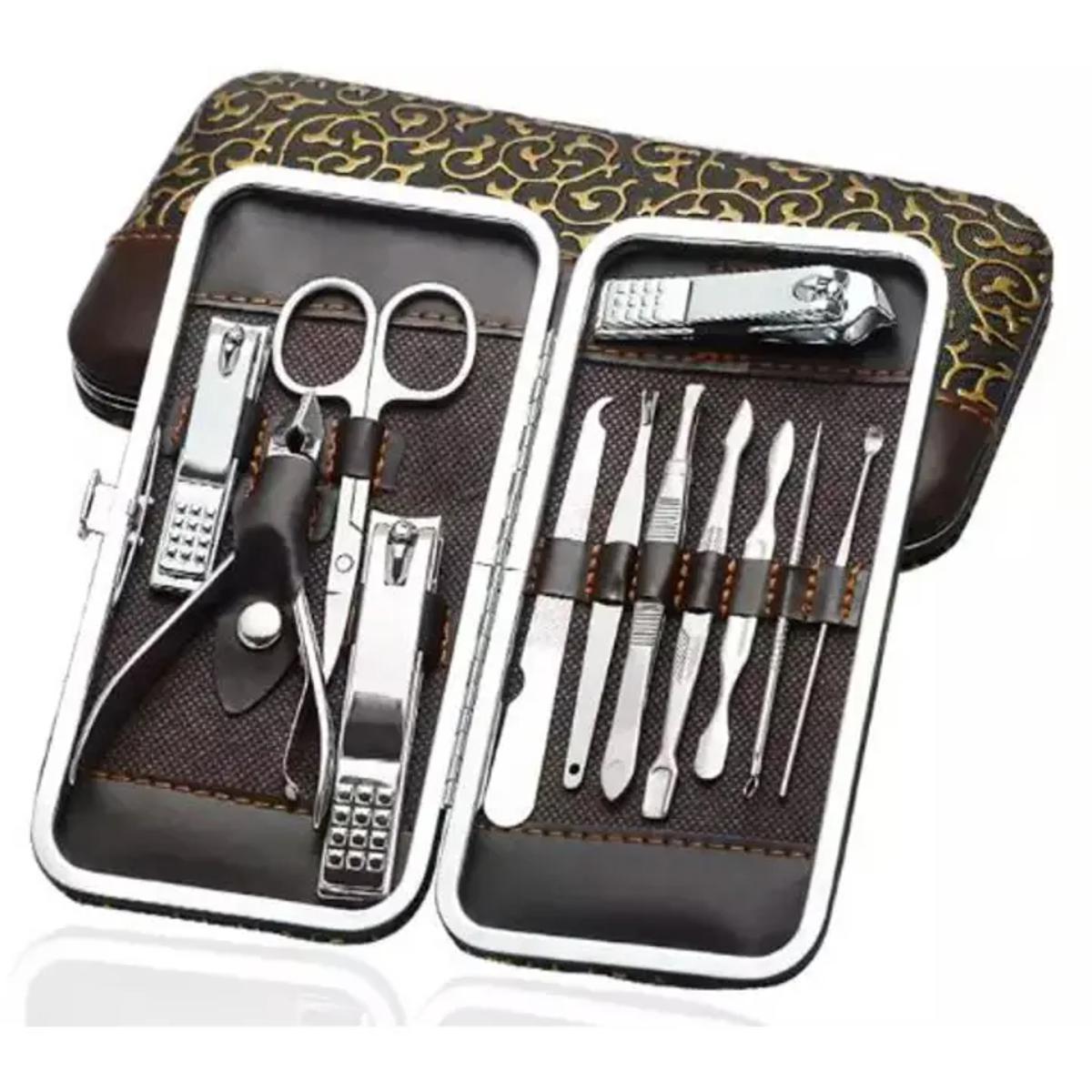 7-in-1 Premium Nail Care Clipper Pedicure Manicure Grooming Kit with Leather Bag-a Complete Set for Professional and Home Use