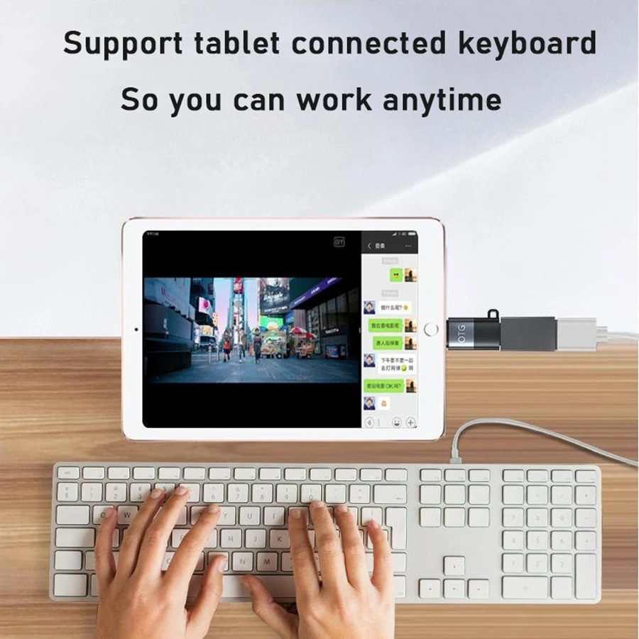 Microphone / Handsfree Connector Type C to Lightning Eye Phone Android for Wireless Mic Lavalier Converter For Boya and other mics