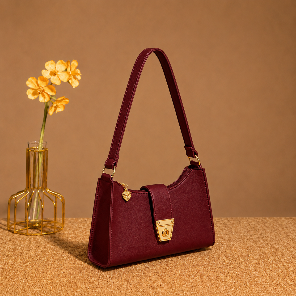 Fashion Club Handbag for Girls | Stylish PU Leather Shoulder Bag for Women | Fashion Tote Bag | Crossbody Purse | Casual Ladies Handbag for College, Office & Shopping  Option 2: