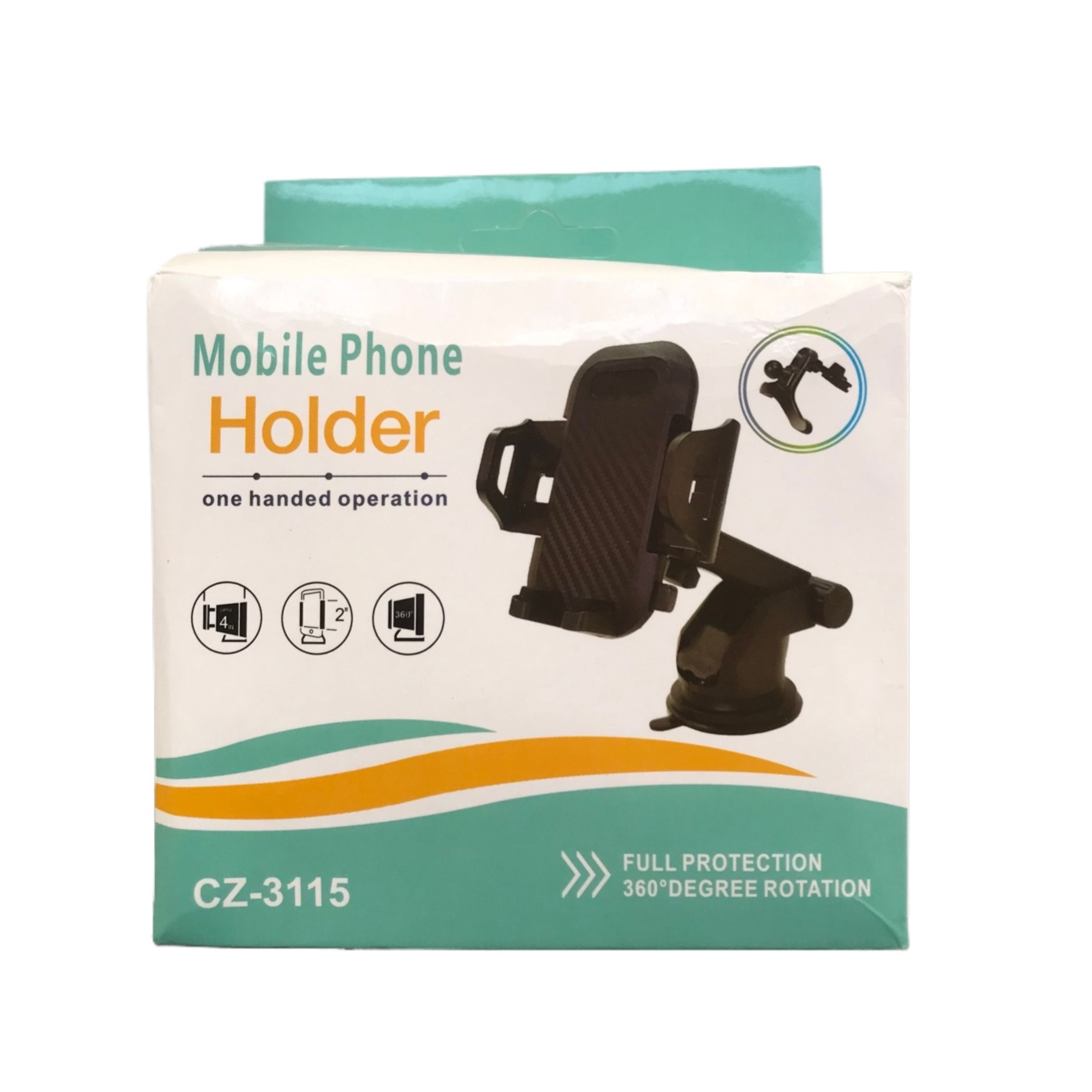Original Car Suction Phone Holder Mount | 360° Rotating Dashboard & Windshield Stand | Strong Grip for All Smartphones