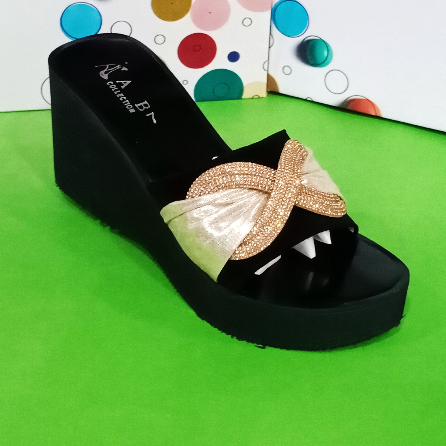 Fancy Sofa Sole Wedge Sandals for Women