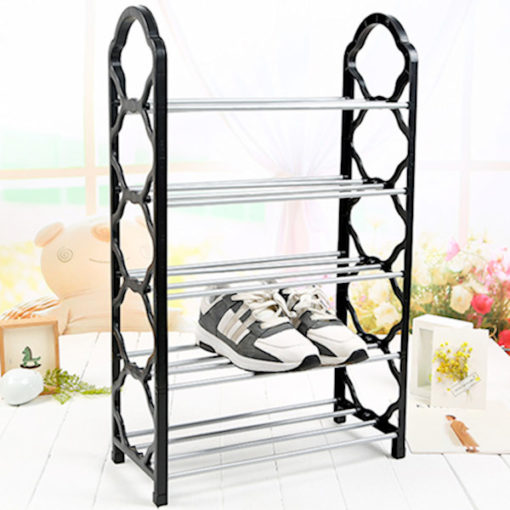 Multipurpose 5 Layer Plastic Shoe Rack for Home and Office Durable Non Breakable Shoe Organizer - 5 Layers Stock Non-Breakable Shoe Rack Shoe Shelf