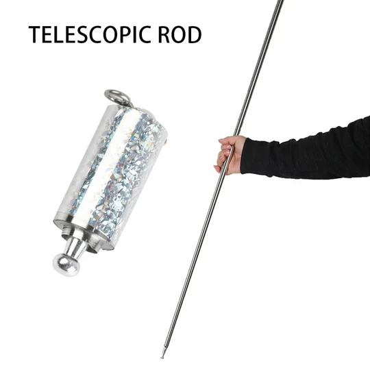 Expandable Magic Stick Seelf Defeense - Stainless Steel Telescopic Pocket Bo Staff & Lightweight Portable Martial Arts Stick