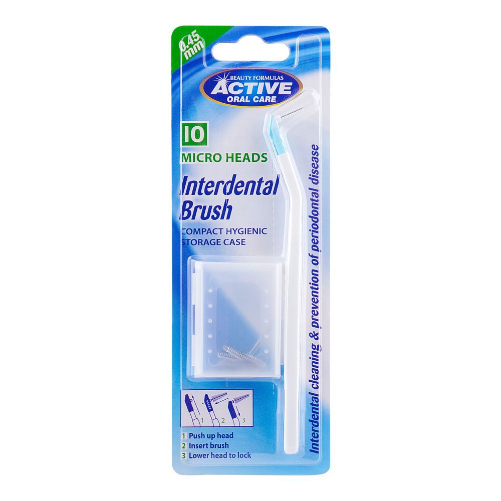 Beauty Formulas Active Oral Care Interdental Brushes, 0.45mm