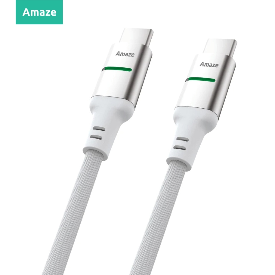 Amaze A46 Ultra Pro Type C to Type C 100W Fast Charging Cable Premium Aluminum Alloy Shell and Braided Cable 25 cbc7ba30ab5311a30ab2708202e3f44f
