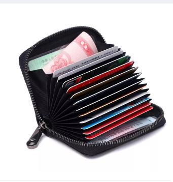Genuine Leather Wallet for men- Stylish leather Wallet 9 Card holder Pockets  2 CASH AND KEY POCKETS Leather Decent Smart and Long lasting Brown