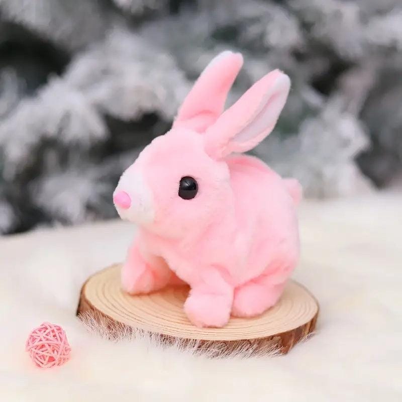 Electronic Plush Rabbit Toy for Kids | Interactive Walking, Jumping, Running & Talking Bunny with Wiggle Ears, Twitching Nose & Tail Wagging | Battery Operated Stuffed Bunny Doll – Soft Cuddly Toy for Boys & Girls | Best Birthday & Easter Gift