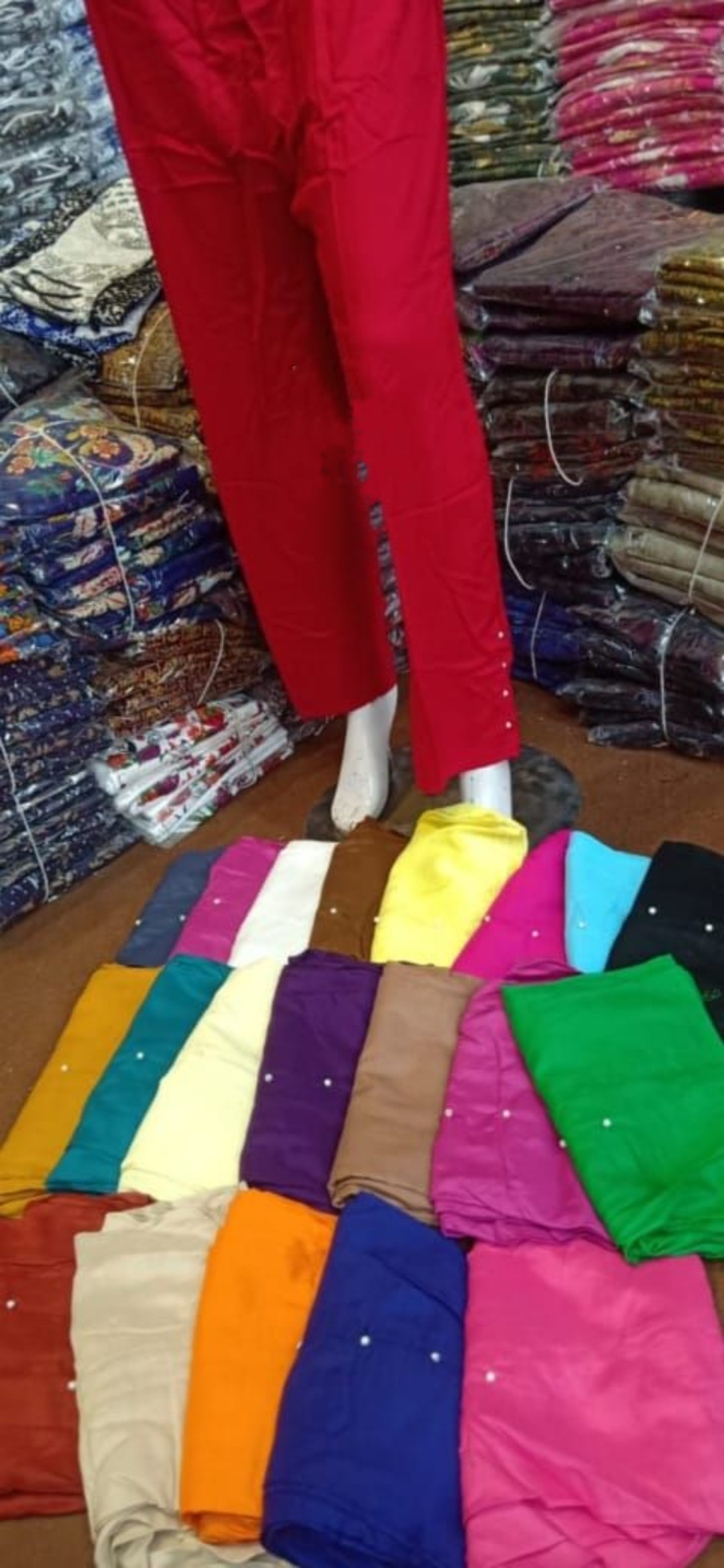Stylish Moti Design Stitched Linen 