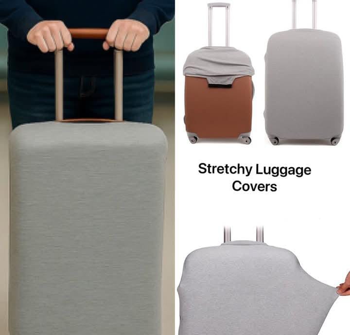 Stretch Fit Luggage Cover on travel