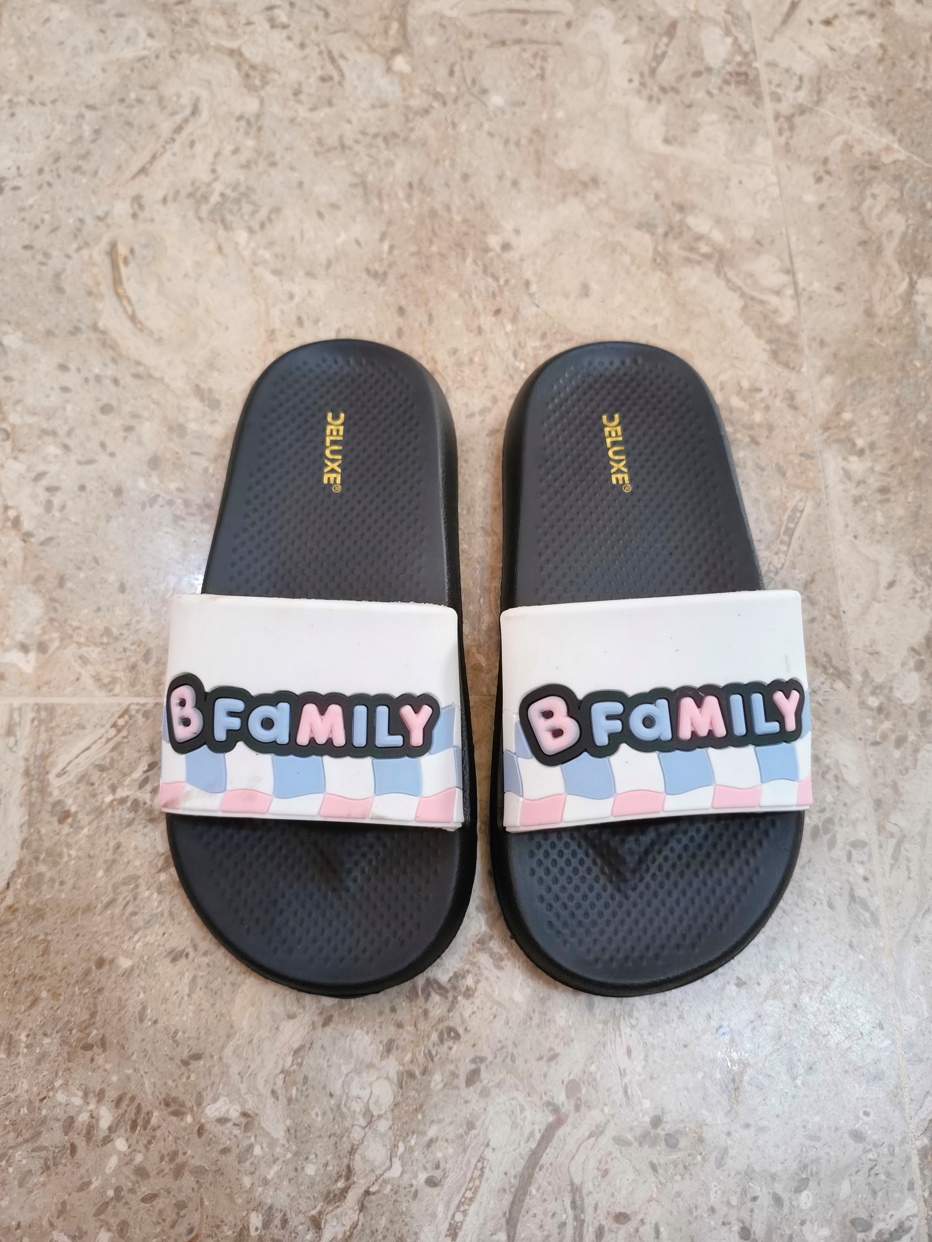 Kids B-Family Slide Slippers - Soft & Comfortable