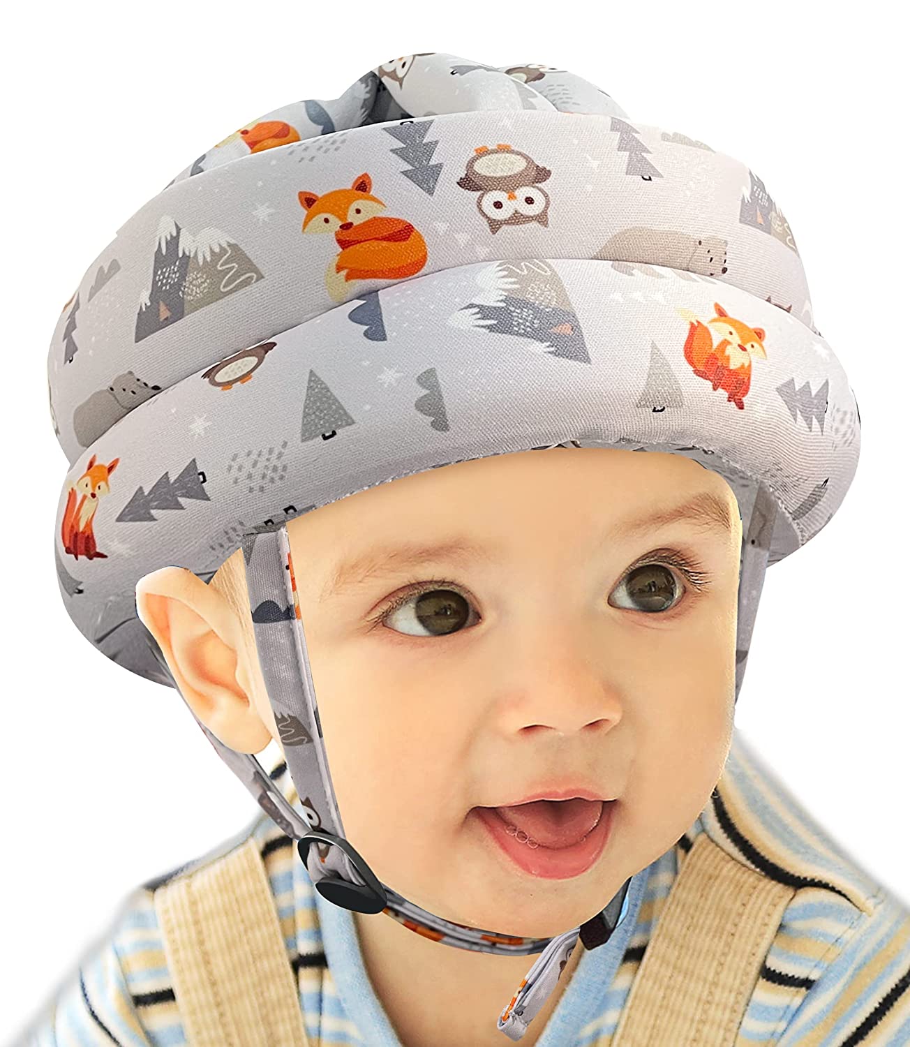 Child Head Protection Cap, Baby Hat Protector Toddler Children Crawling Walking Safety Helmet, Kids Bumper Protect Cushion Breathable Anti-Fall Safety Kid Caps, No Bumps Headguard