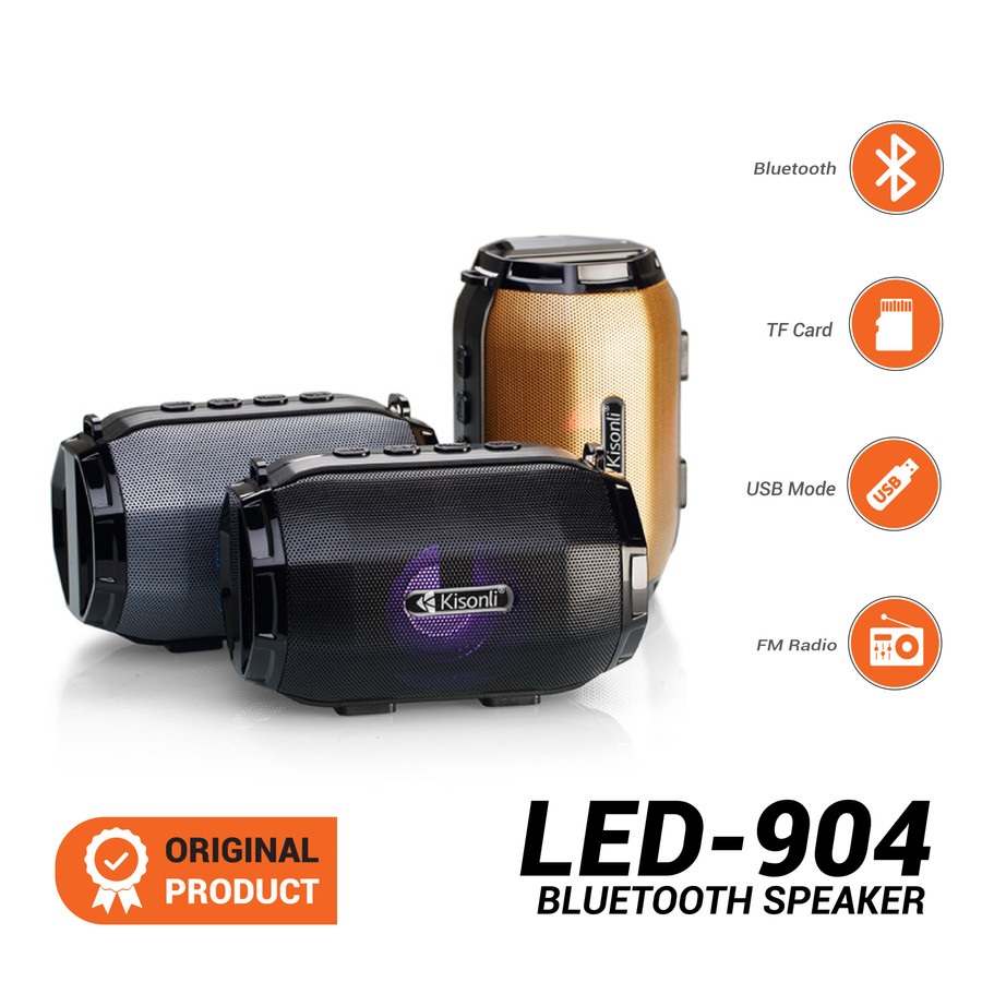 KISONLI LED 904 BLUETOOTH SPEAKER | Kisonli led-904 wireless hifi ...
