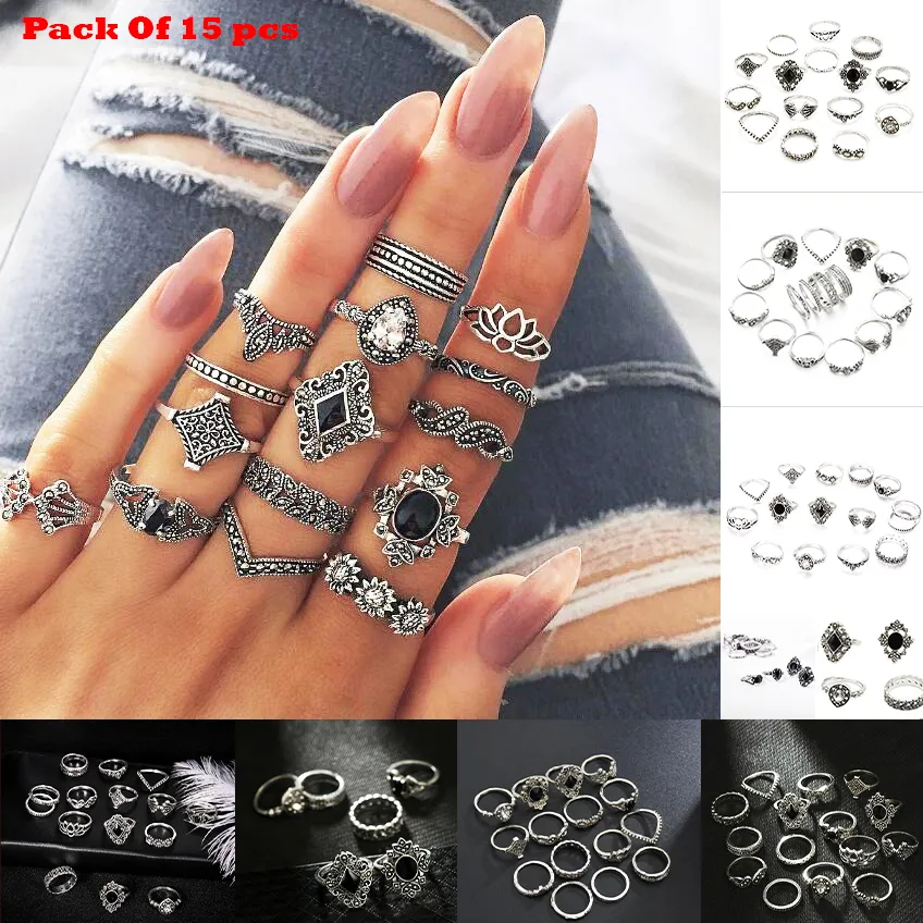 Buy Now Women Finger Rings Set Combo @ Best Price