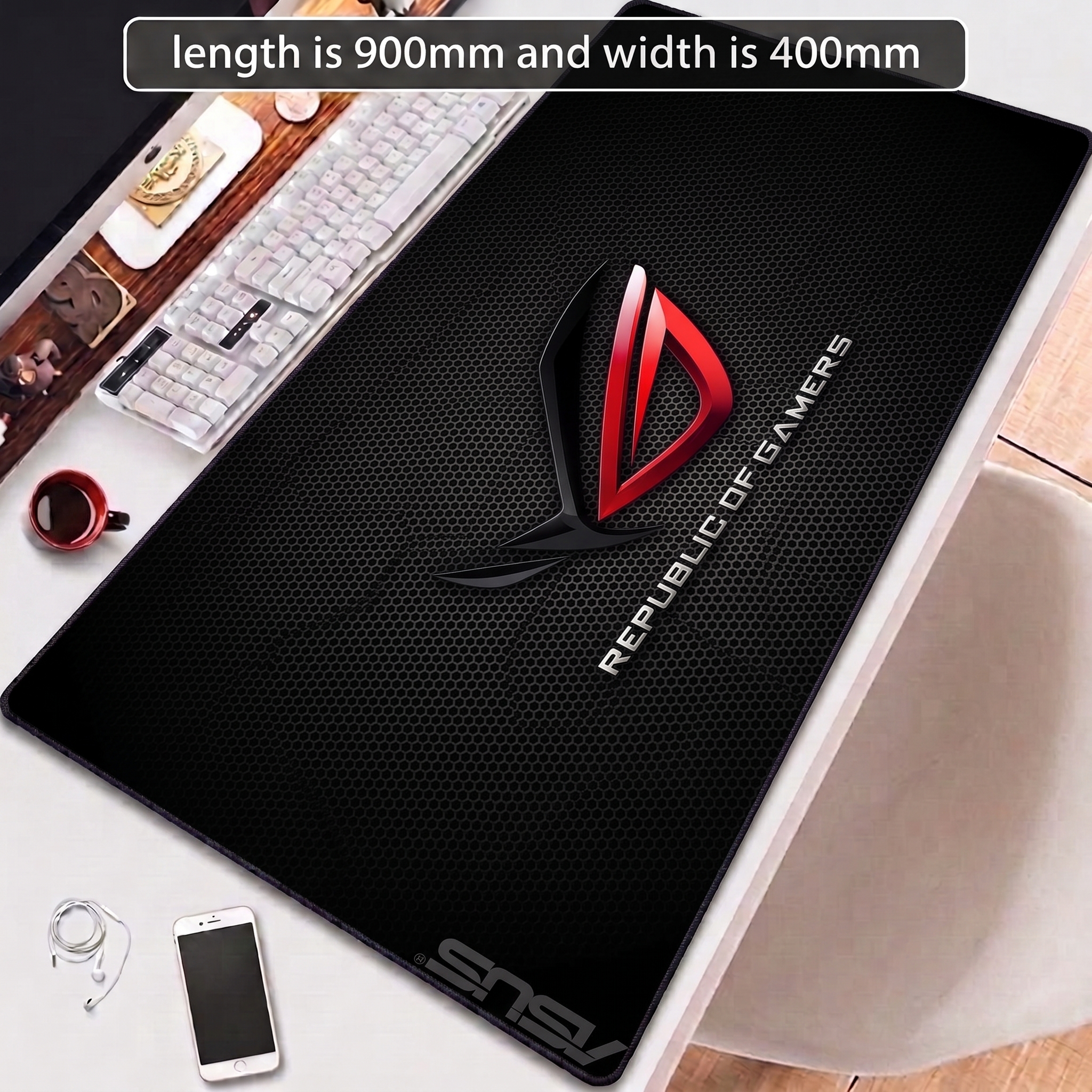 SIXZO S839 Gaming Mouse Pad Small Medium Large with 3mm thickness for Gaming and office Desk Mat Pad Mousepad