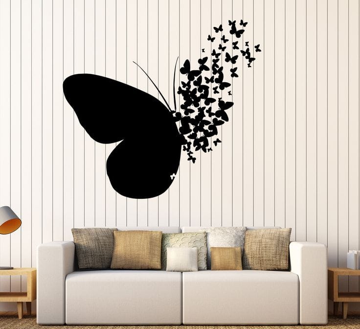 3D Wooden Wall Art , Wall Décor , Wooden Wall Decoration butter-flys , Laser Cut Decorative Gift Stylish Design Office Living Room I Decorating Items I Decorating Items For Home I Decoration Pieces For Room I Decoration Pieces,  Wall Art and gift
