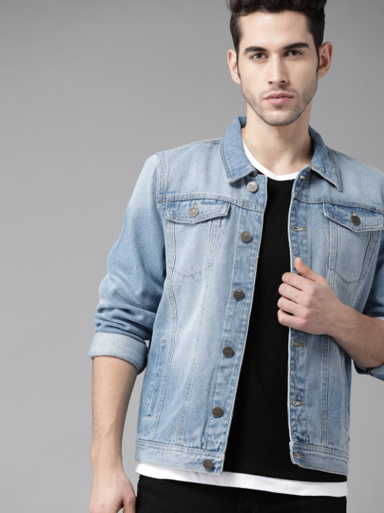 Denim Jacket Lycra Mens By Homes: Buy 