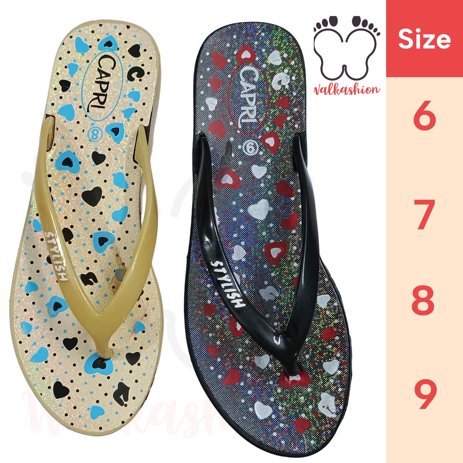 House Flip Flop Slippers for Women, Girls and Ladies. Soft, Durable and Comfortable. Best for Casual Indoor and Outdoor use. Non Slippery sole. Best for wet surface. Best for Marble and tiles Flooring. Best for and Washing area. Colors Black and Cream.