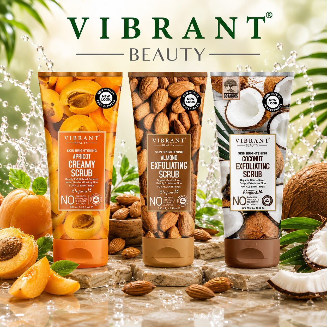 Vibrant Beauty Savory Scrubs Deal (Pack of 3) | Personal Care Set