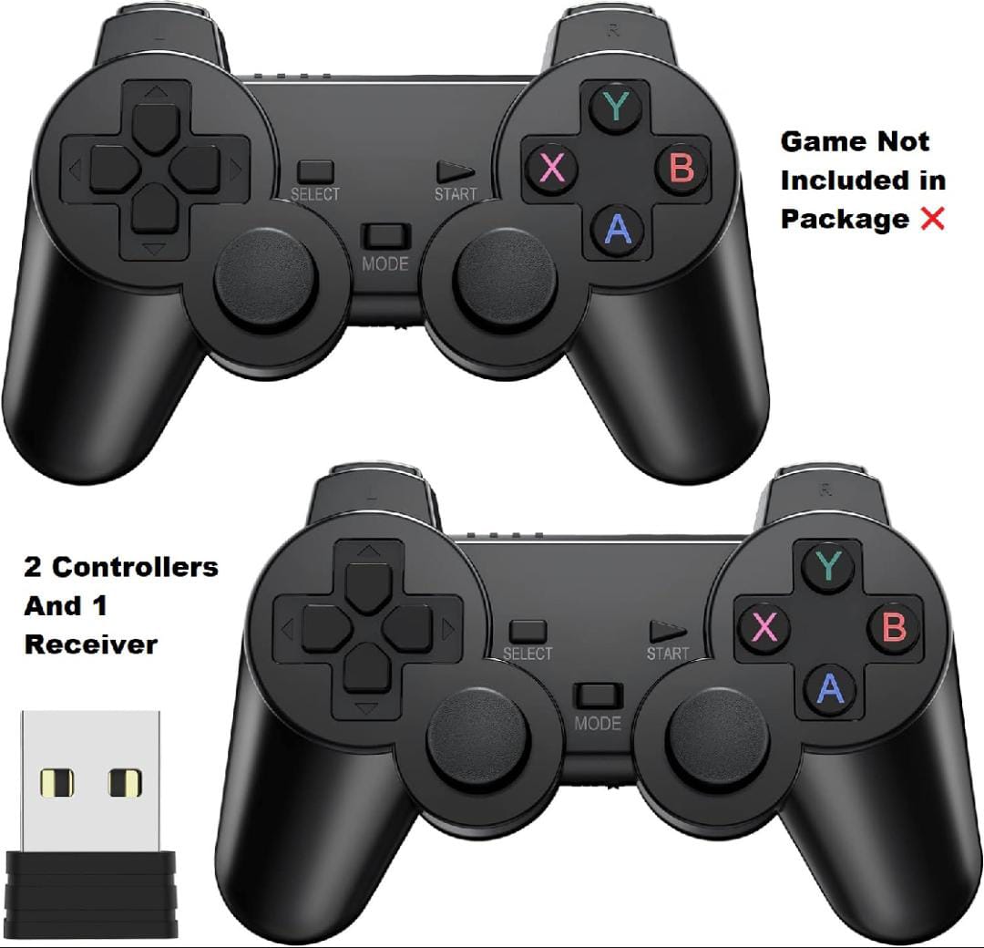 2.4G Wireless Gamepad Joystick Game Controllers FOR Game Sticks, Smart TV, TV Boxes, Game Box and PC (Only Joystick Game Controllers)