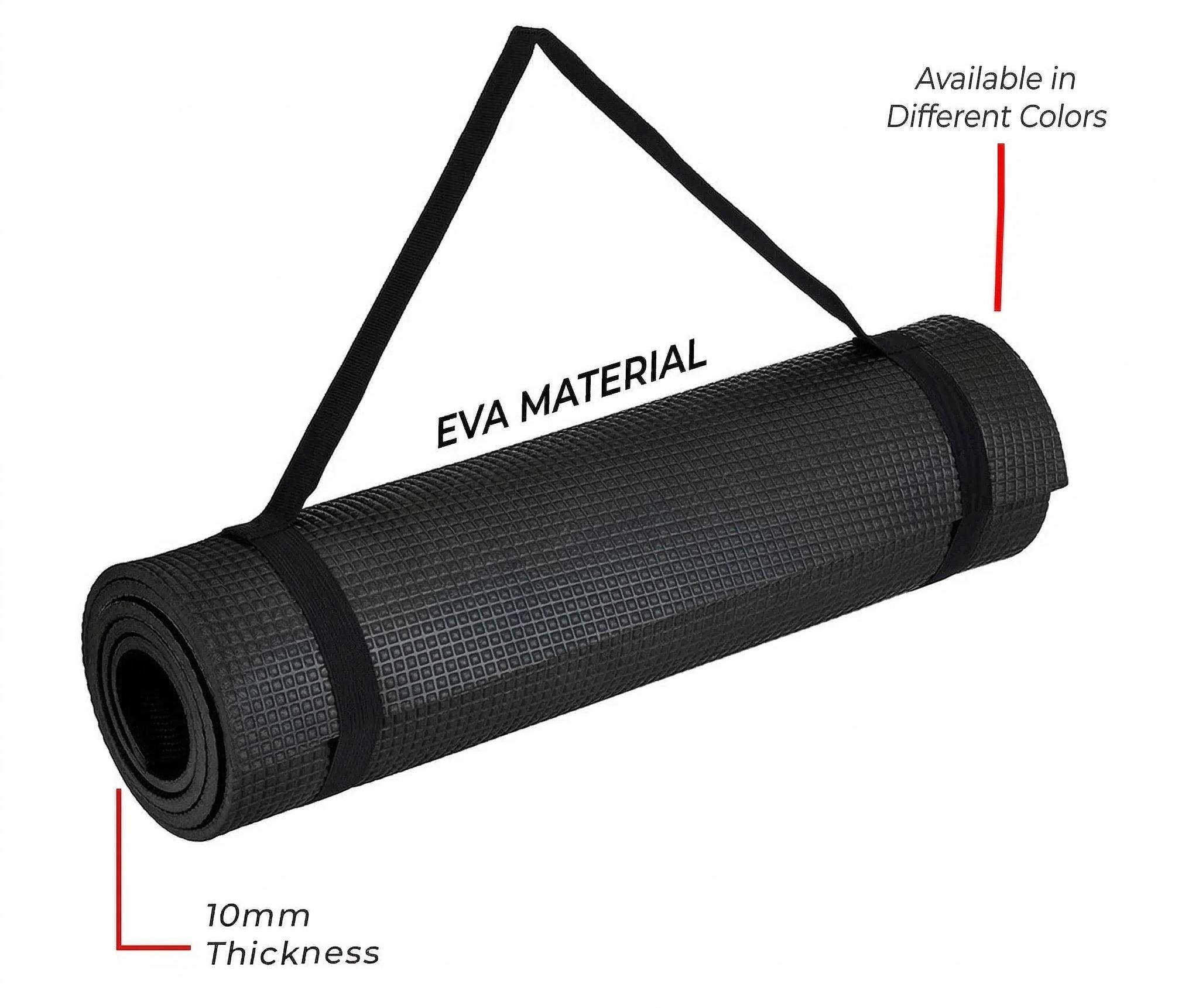 Yoga mat 10mm for men and women Anti Slip/Exercise Mats