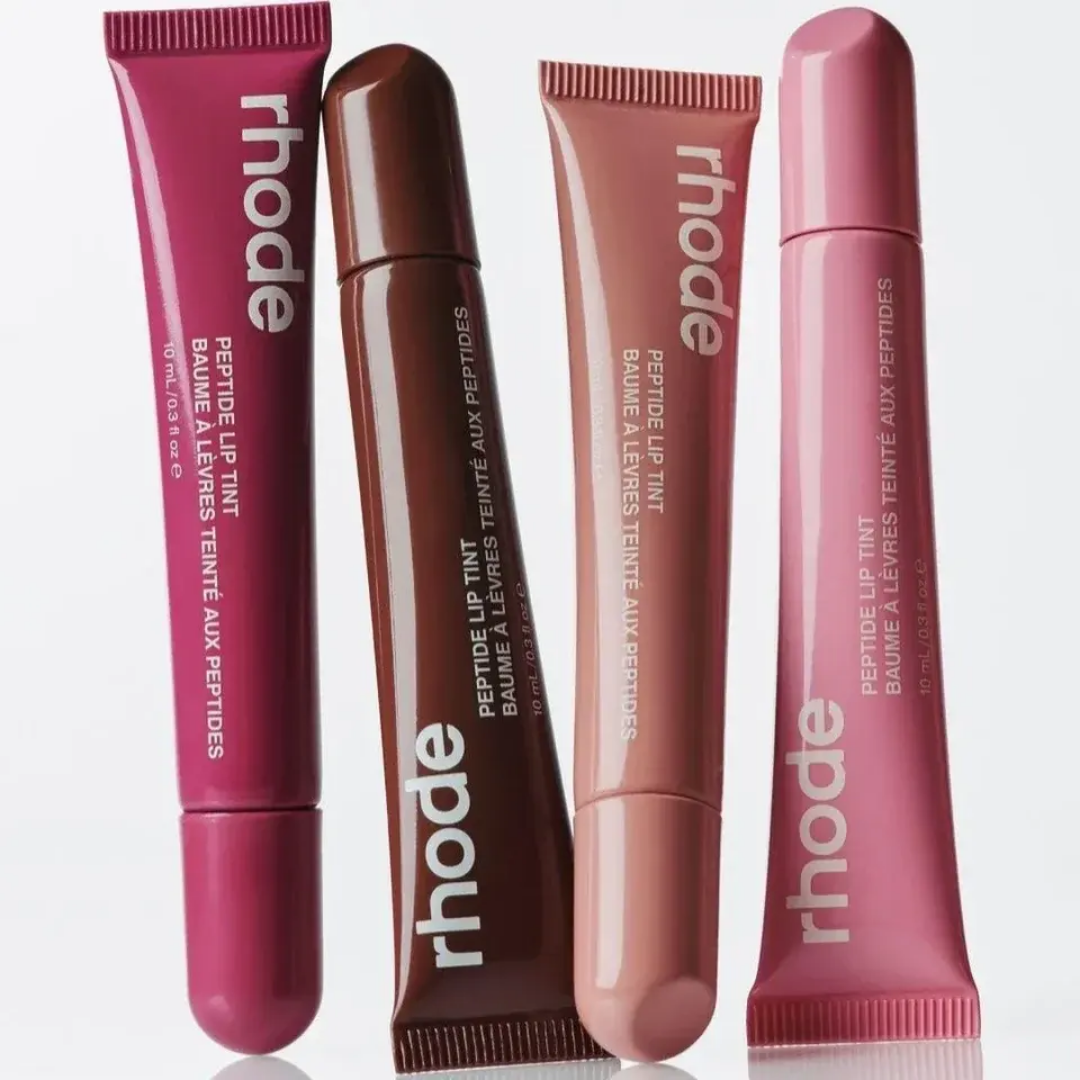 Rhode LipTint Peptide Finest Dupe | Long Lasting Non-Stick Lip Plumper Shea Butter Lip Gloss | Velvet Mirror Finish Orignal Lip Tint Set | Moisturizing Hydrating Lipstick,Lip Oil,Lip Balm | Tint For Lips & Cheeks All-in-One Lip Care Makeup ( 8 Shades )