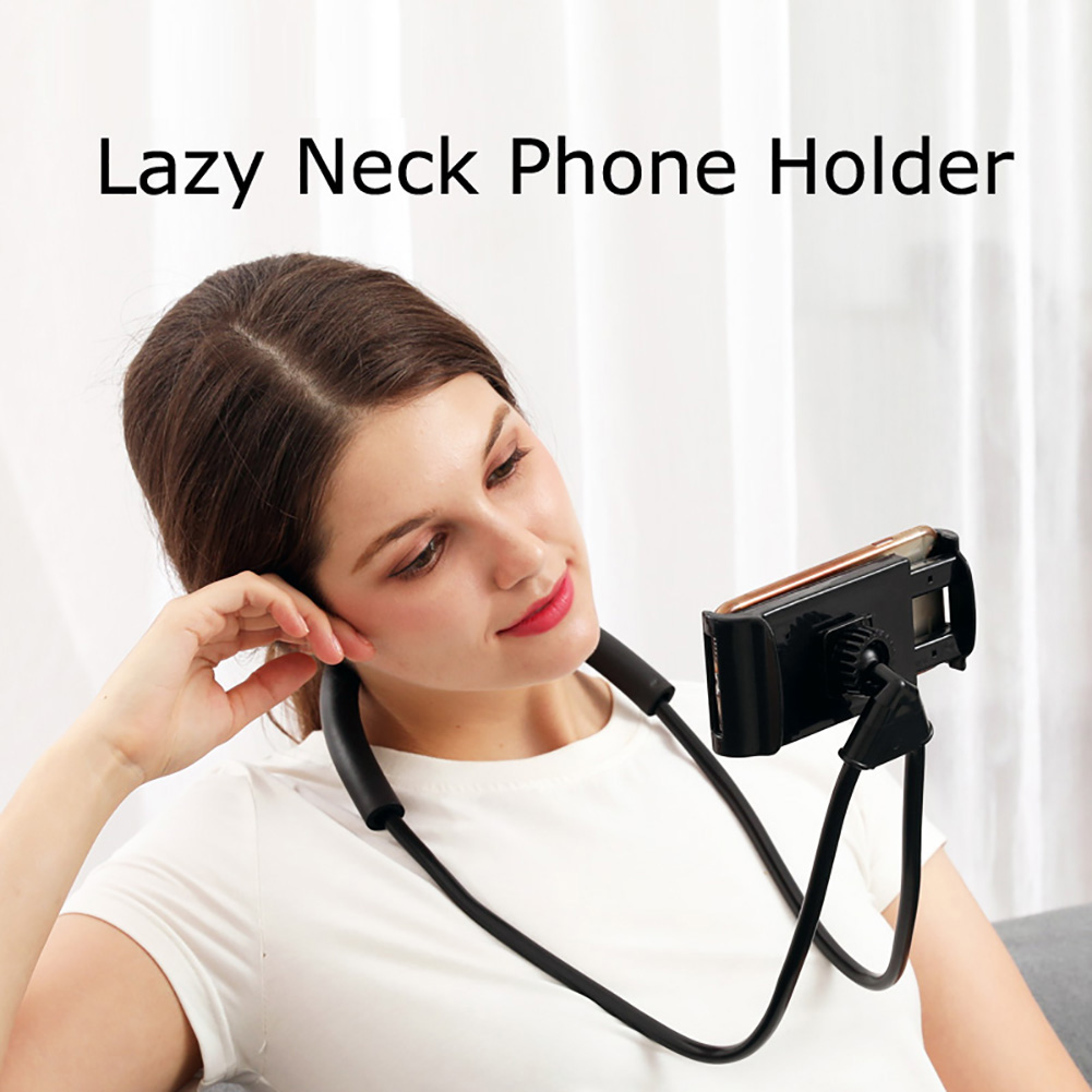 Flexible Lazy Neck Phone Holder, Flexible Cell Phone Holder Long Arm