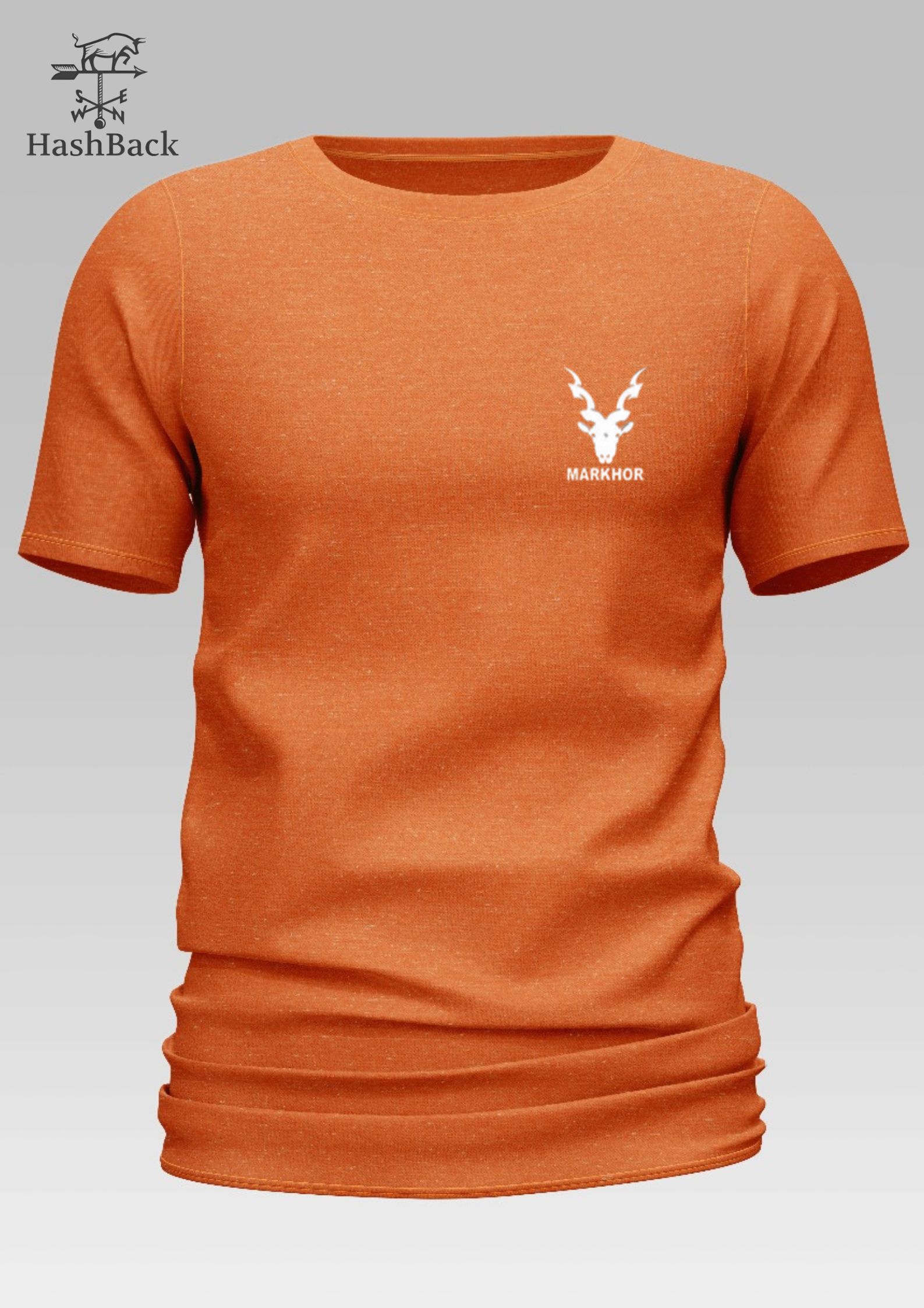HashBack basic Oversized premium Tshirt For Men Markhor Printed
