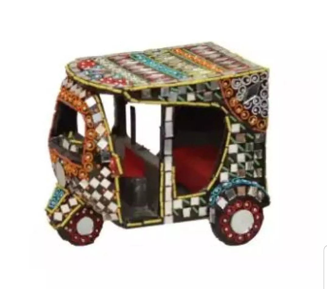Premium Quality -Handmade Riksa Craft Wooden Sailing Riksha Wood Antique Riksha Model Home Decor