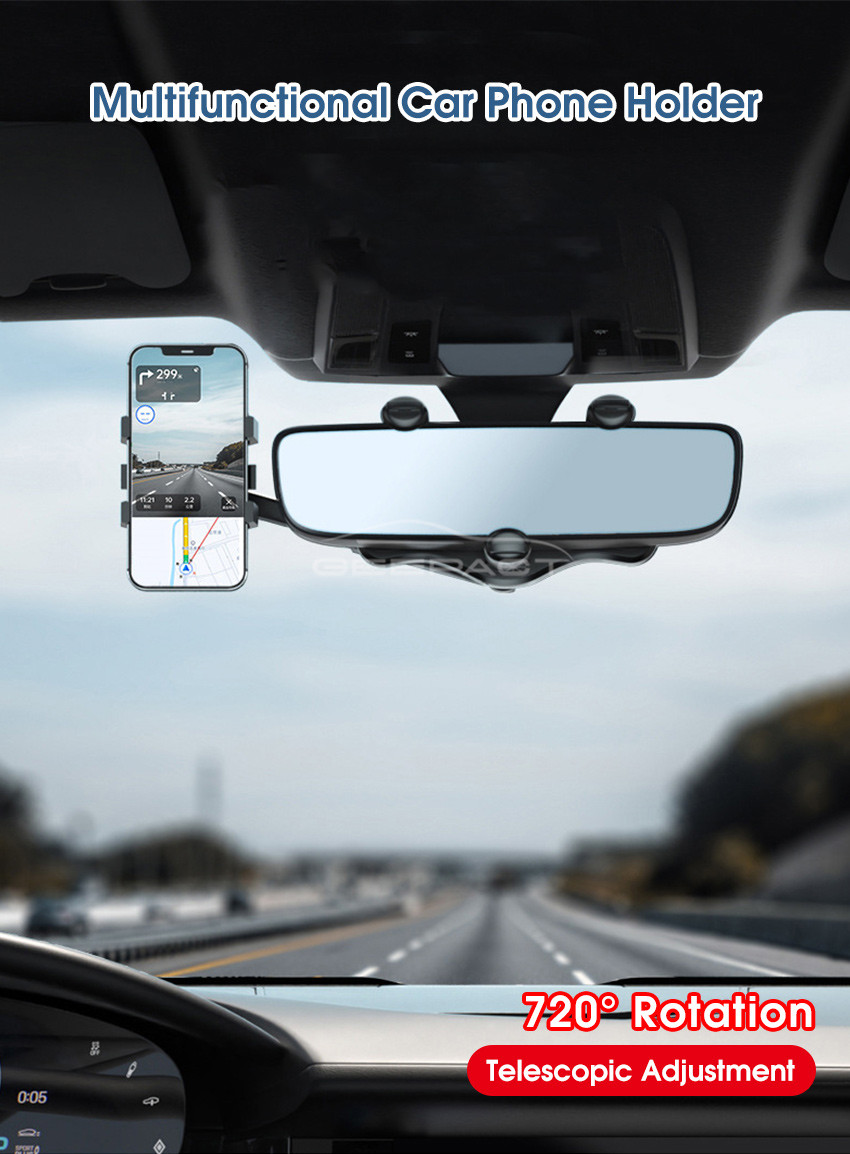 Geepact Car Phone Holder Multifunctional Car Sun Visor Phone Mount