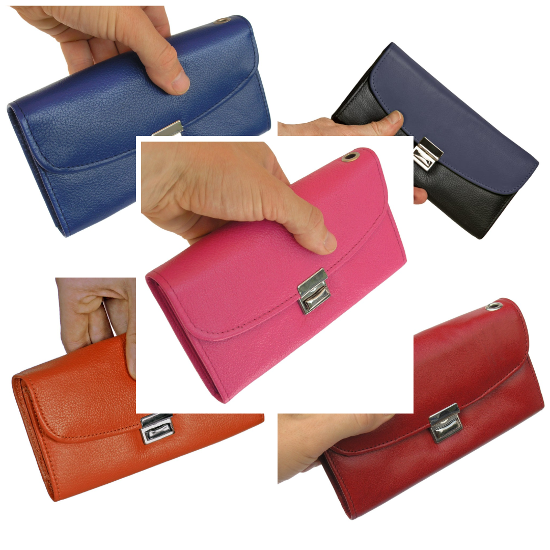 Ladies Fancy Stylish purse Hand clutch for Girls and casual wallet for women Double Zip New Style Mobile Holder Clutch Premium Handbags High-Quality Branded Clutches with Chain