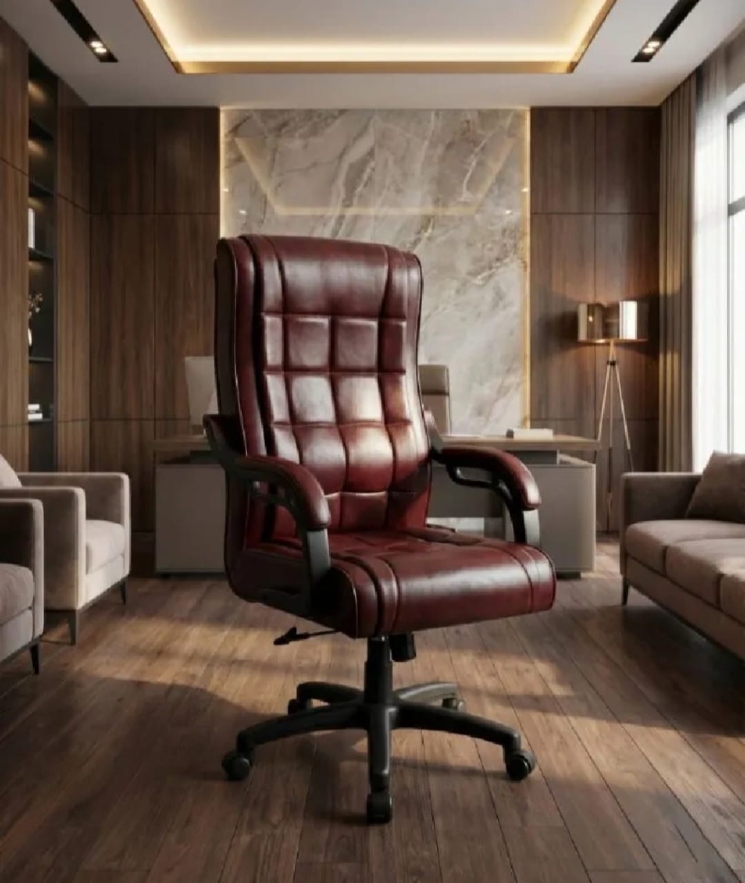 High Back Office Chairs with Wholesale Prices Lower then Market Premium Leather Quality, Revolving Chairs, Ergonomic with Arm Rest, Home Office leather Chairs, Shop chairs,  Soft Leather VIP Executive seating Comfortable for Hours