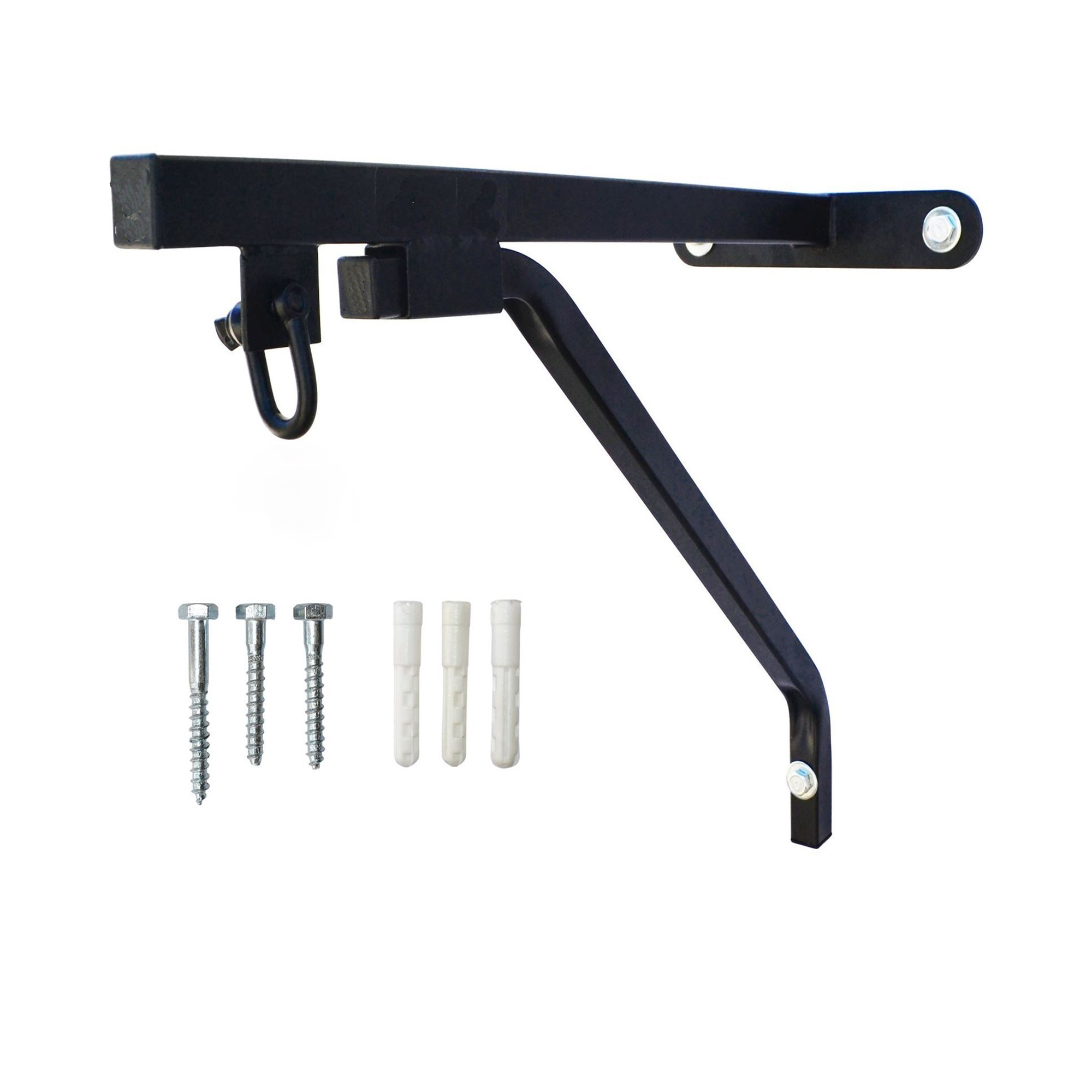 Heavy Duty Boxing Bag Punch Bag Stand Wall Bracket Steel Mount Hanging Bag Stand MMA & Screw Stand Accessories