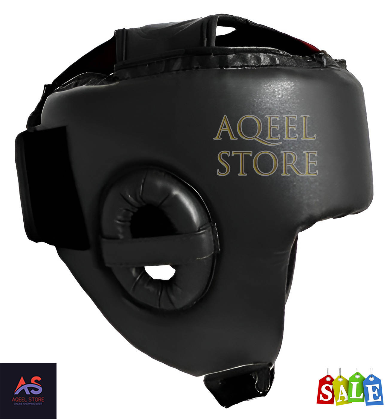 Aqeel Store Boxing Head Guard Helmet Head Protector Headgear, Muay Thai MMA Martial Art Training Headwear For Men and Women