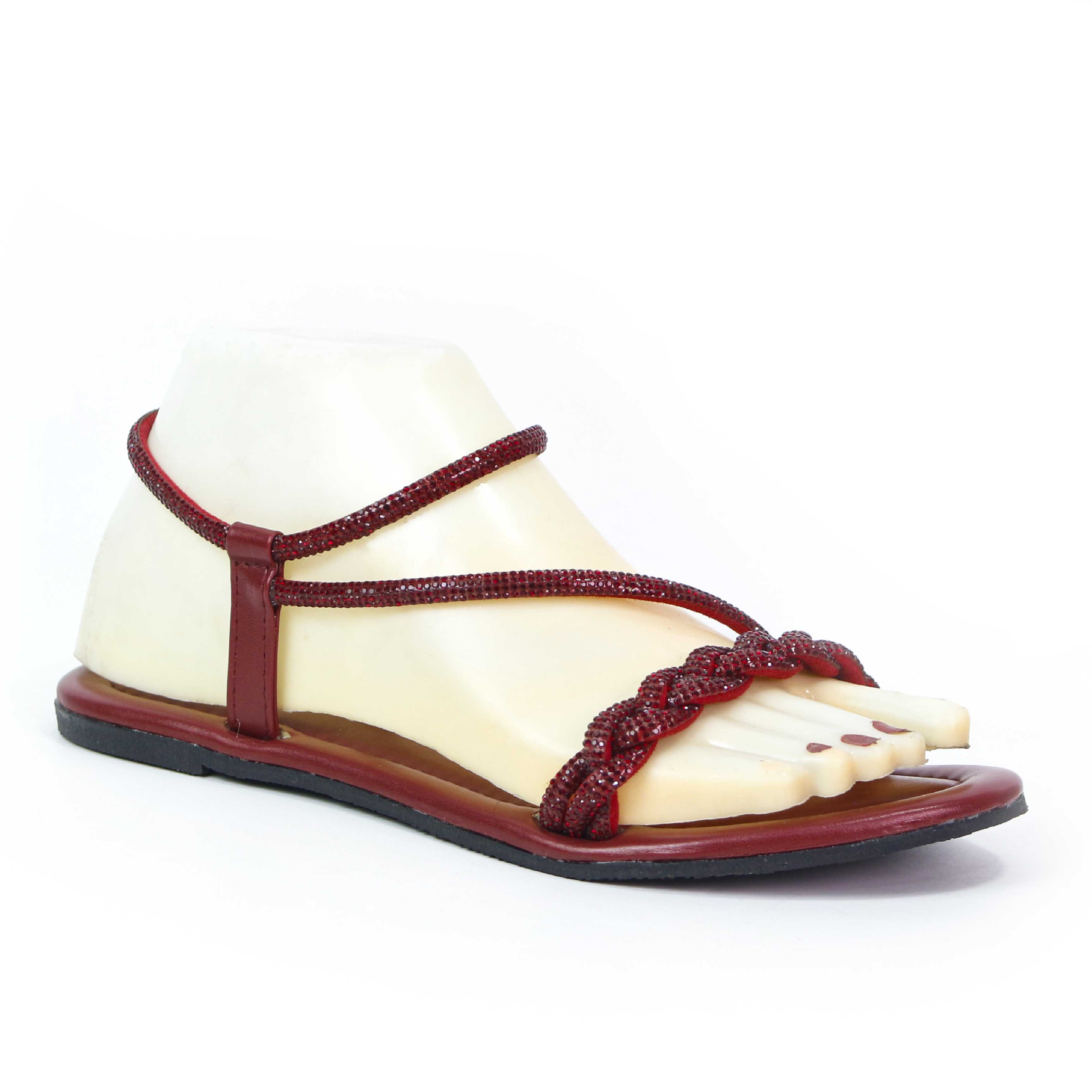 NBH Flat Sandal For Girls Comfortable And Lightweight Sandals For Women - Chappal For Women - Ladies Chappal Stylish - Slippers For Women - Perfect Gift For Girls | Casual Flat Sandals For Ladies - Chappal And Slippers For Gil