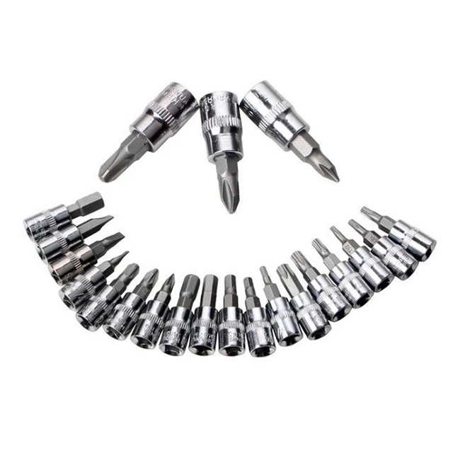 Imported 46 in 1 Pcs Combination Wrench Set/Socket for Car & Bike Repairing Hand Tool Long Handle Kit 46pcs Combo Tools Repair 1/4" Ratchet Torque Box for Spanner Force Kit, Tools, Set