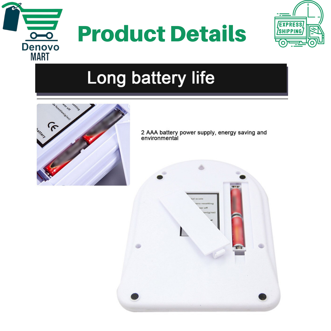 10 KG Weight Capacity, Imported Electronic Digital Kitchen Scale, Digital Weight Machine, Digital Electric Scale Machine For Kitchen and Shops, Food Scale Digital Machine, Weight machine - SF 400 Model