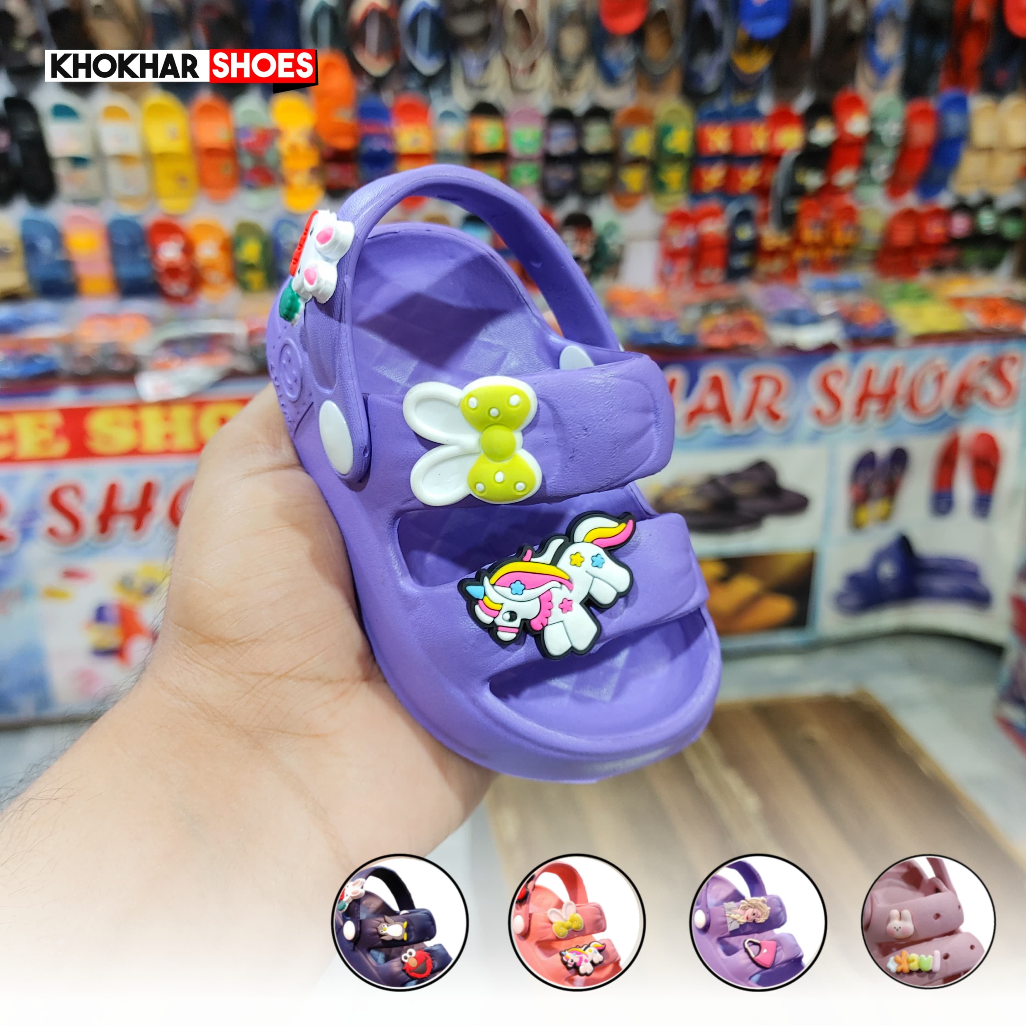 9 Month to 6 Year Children Slippers Summer Baby New Cute Rabbit Soft Sole Sandals Indoor Soft Anti Slip Girl Sandals Hole Shoes Kids Beach Shoes