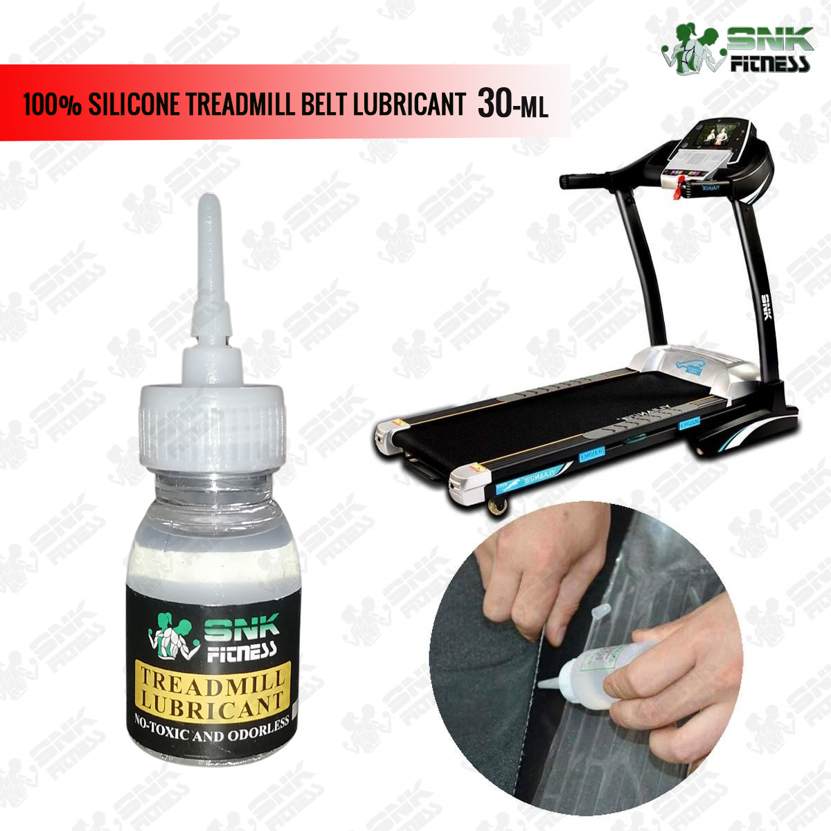 Treadmill Lubricating Oil Running Machine Lubricant Belt Lube Silicone oil 30 ML - SNK FITNESS