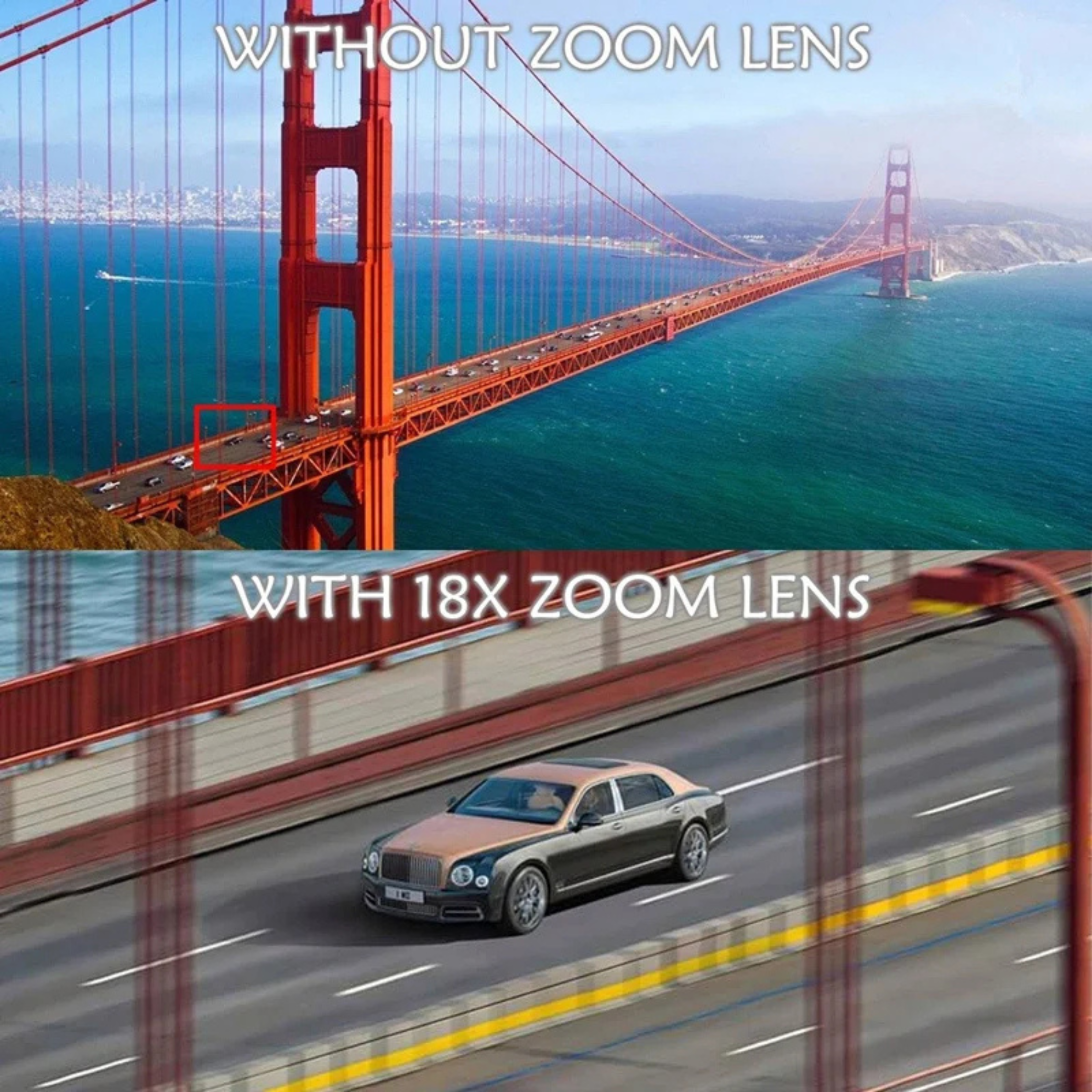 Apexel 18x25 Mobile Zoom Lens | 18X HD Telescope Camera Lens with Clip | Long Distance Photography, Moon Shot, Travel, Sports, Wildlife, Concert Zoom Lens for All Smartphones