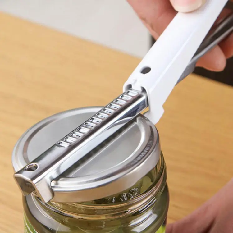 New Handy Can Opener Practical Manual Universal Plastic Stainless