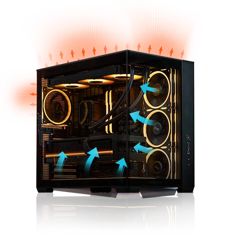 ASUS A32 PLUS TG White ARGB ATX PC Case Support 360mm radiators and 420mm graphics cards and pre-installed ARGB fans 17 cd447b920fdc2d4c0a0e1c10a88c2eb6