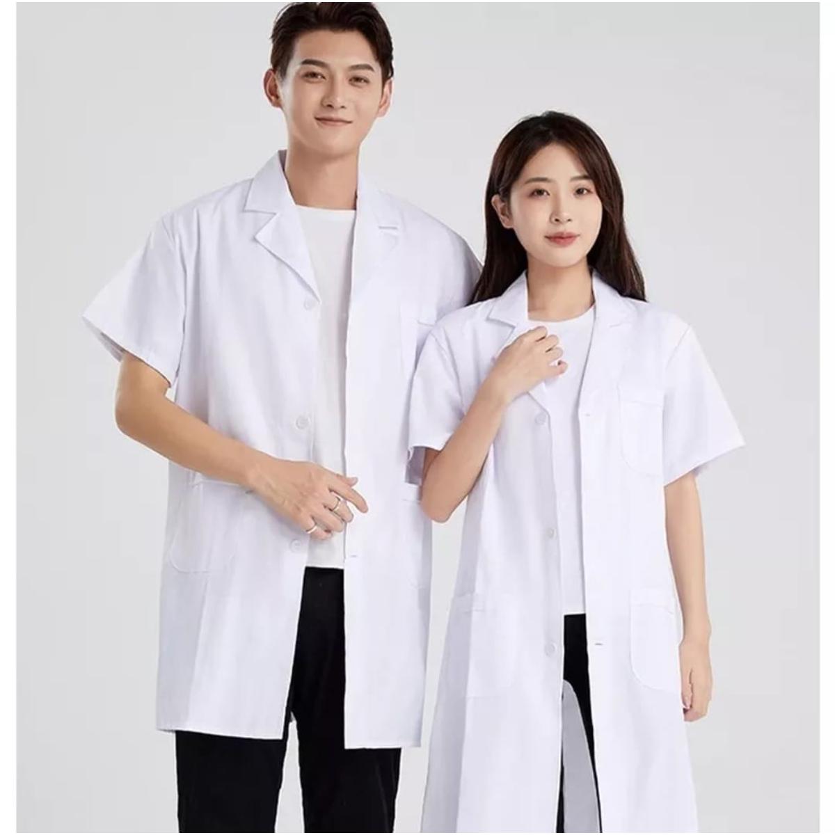 Professional Lab Coats Best Quality Fabrics Pure White Cotton for