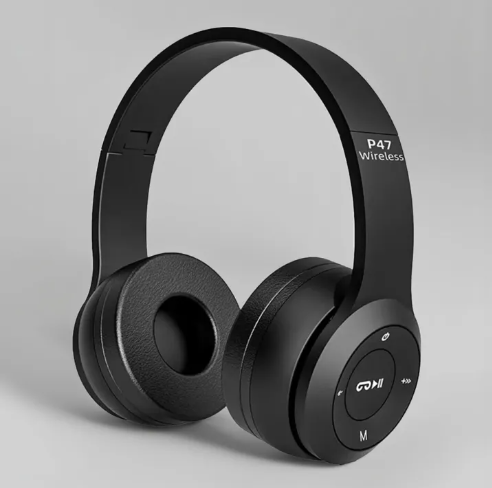 Special Edition P47 Headphone with Pop Window Over The Ear Wireless Bluetooth Headphone Support Sd Card use