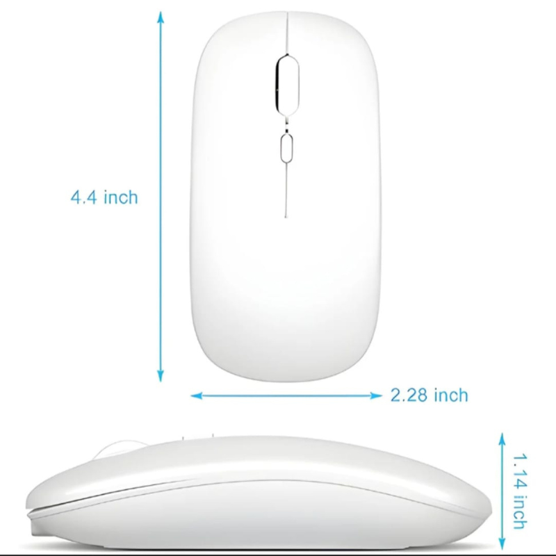 Bluetooth Mouse | Rechargable Wireless Mouse | Bluetooth Wireless Mouse for Laptop/PC/Mac/iPad pro/Computer/Tablet/Android