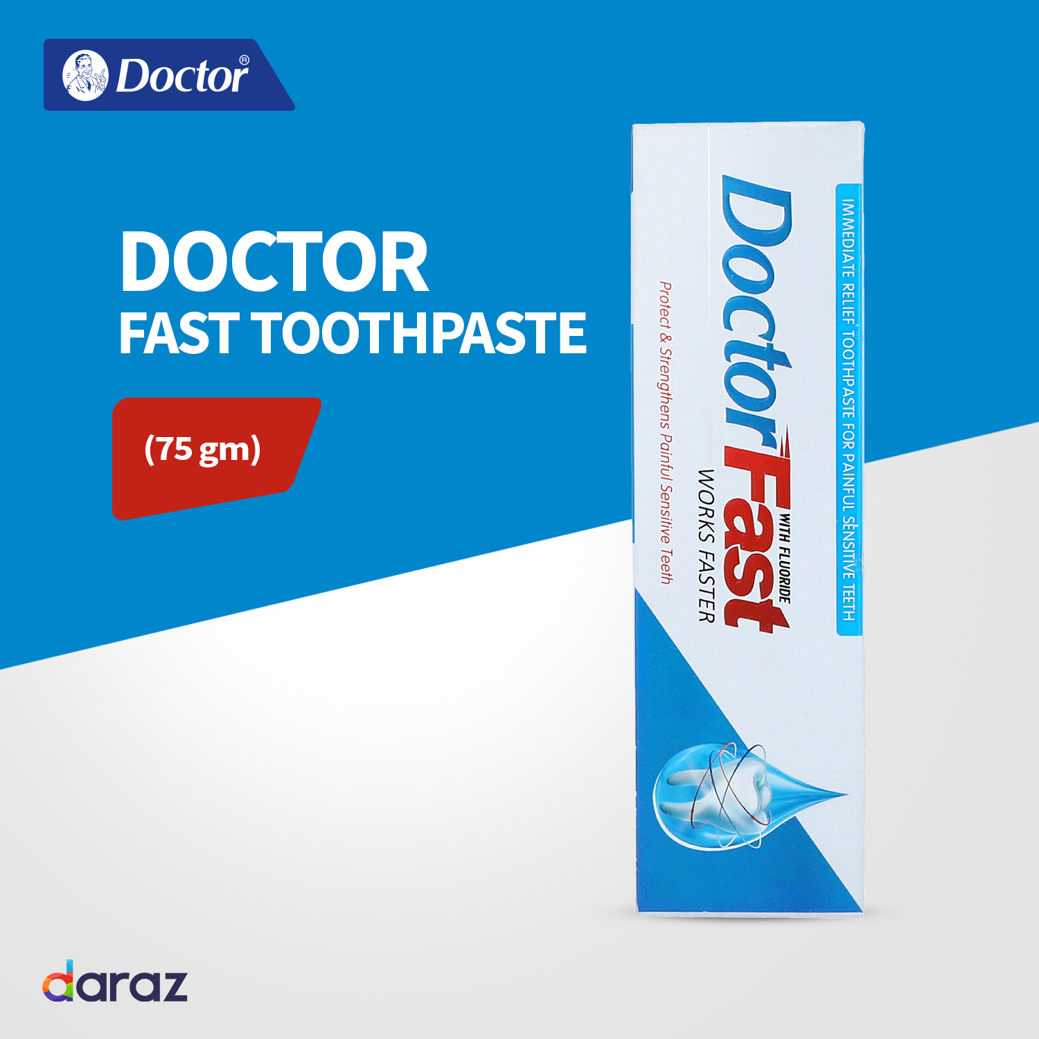Doctor Fast Toothpaste - 75 Gms