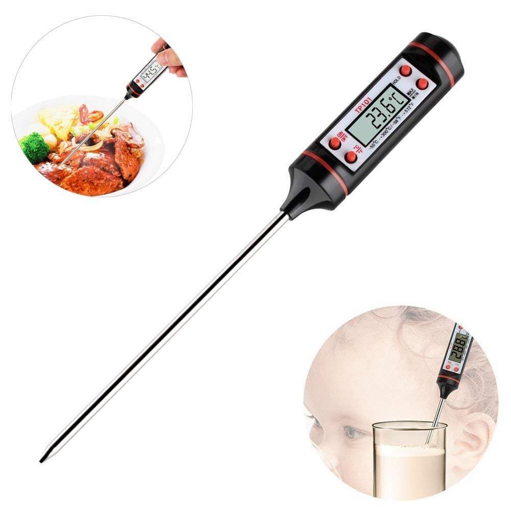 Digital Kitchen Heat Gauge Thermometer For Oven Baked Barbeque BBQ And