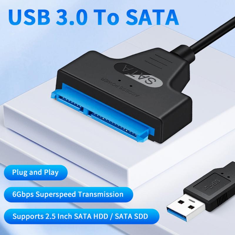 Usb 30 Sata 3 Cable Sata To Usb 30 Adapter Up To 6 Gbps Support 25inch External Ssd Hard 3902