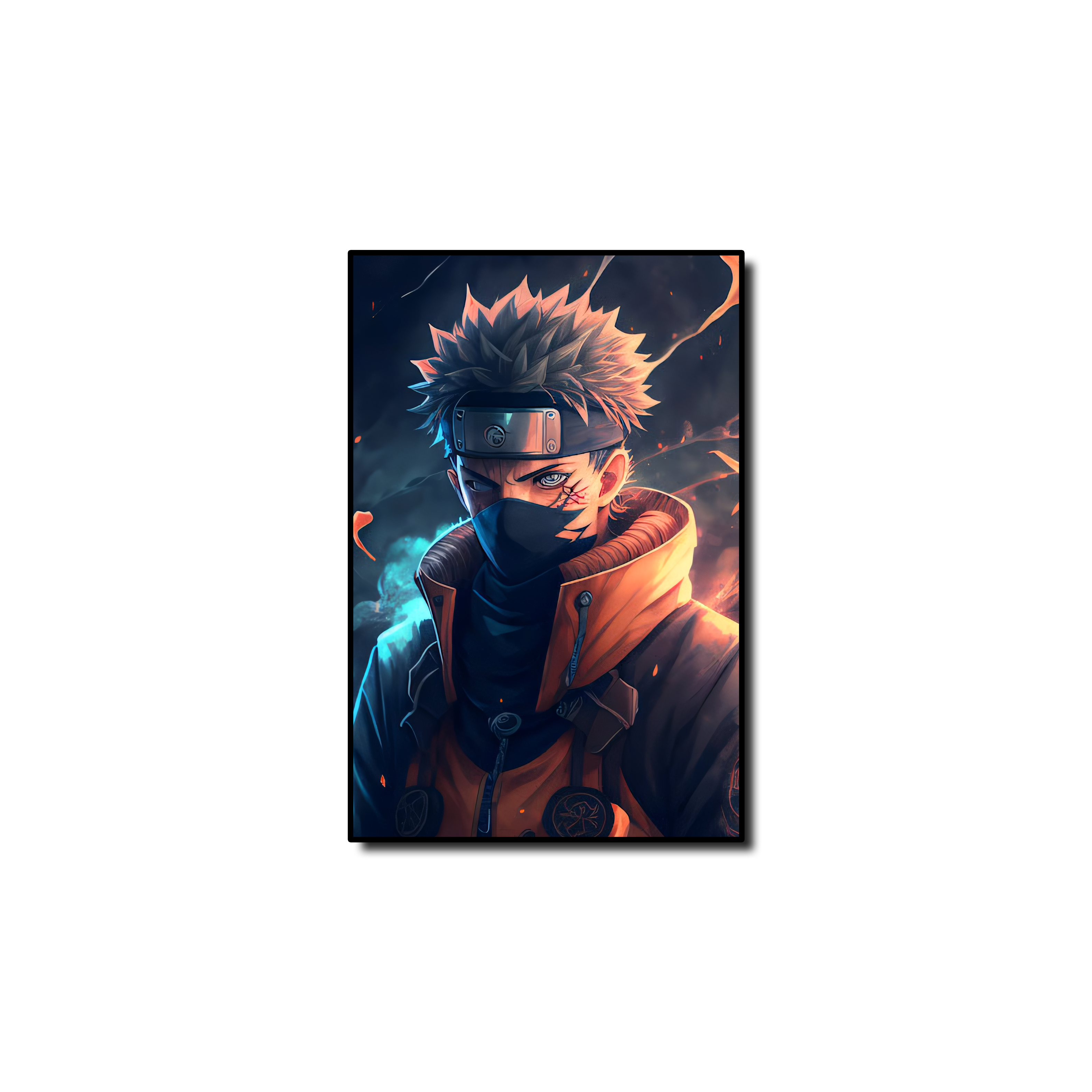 Naruto  Picture Frame For Anime Lover | Custom Sizes High Quality Crystal Frame | Anime Picture Frame