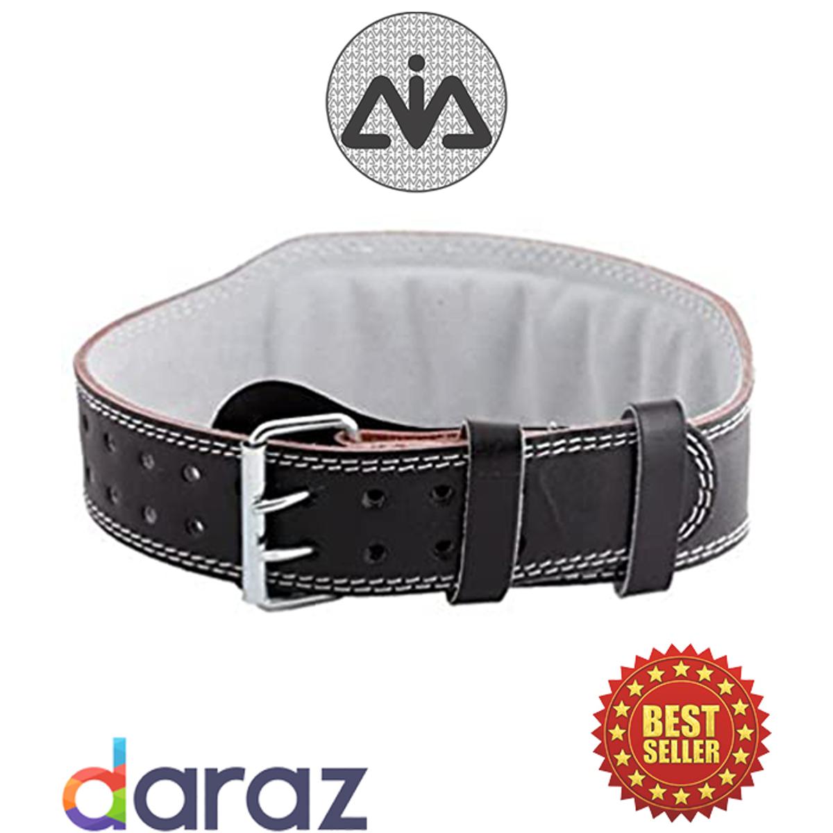 Fitness Weight Lifting Belt (4 Inches Wide) Comfortable & Durable Pre